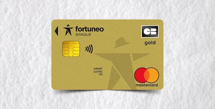 Carte Gold CB Mastercard Fortuneo Bank